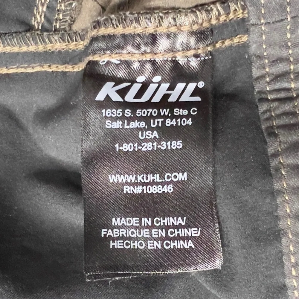 Kuhl Silencr Guide Pants Men's 38x32 Dark Roast Outdoor Hiking Gorpcore 5162 - Picture 6 of 14
